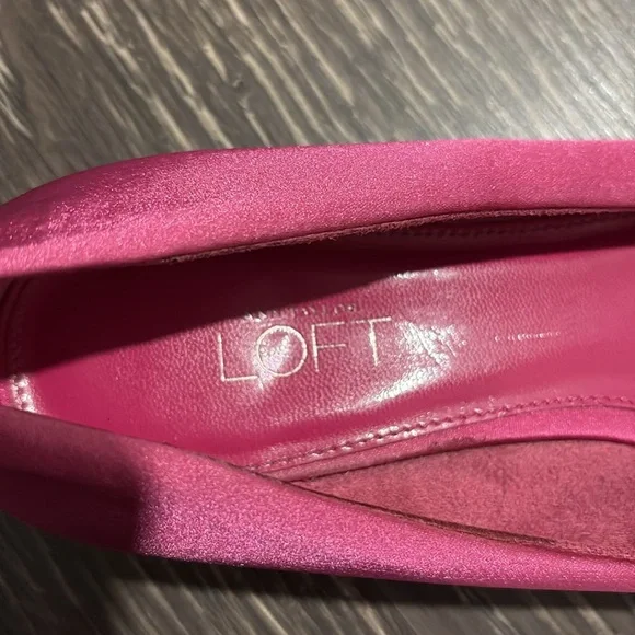 Hot pink bow ballet flats - Picture 3 of 7